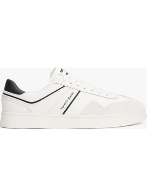 Tommy Jeans Bağcıklı Erkek The Greenwich Ayakkabı EM0EM01571TCR Beyaz