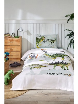 Özdilek Dinosaur Time Tek Kişilik Pike Takımı