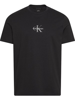 Calvin Klein Jeans Regular Fit Erkek Tişört LV04RB866G Siyah