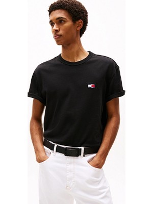 Tommy Jeans Erkek Tişört DM0DM20322 Siyah
