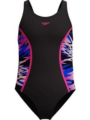 Speedo Kız Çocuk Mayo 8 A000259002 Syh Siyah