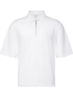 Calvin Klein Jeans Erkek Tişört LV04RF202G Beyaz