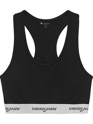 Tommy Jeans Kadın Tişört DW0DW22762 Siyah