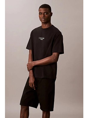 Calvin Klein Jeans Relax Fit Erkek Tişört LV04RC851G Siyah