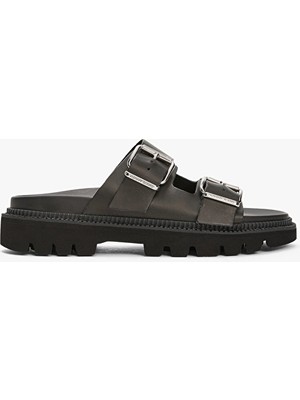 Tommy Jeans Kadın Double Strap Sandal Terlik EN0EN02753BDS Siyah