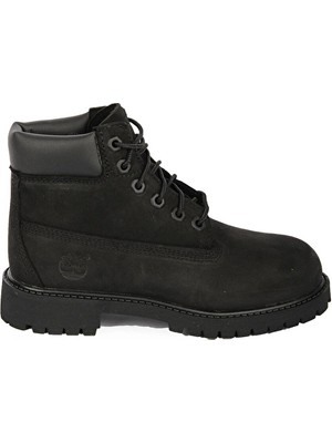 Timberland Bağcıklı Çocuk Premıum 6 Inch Lace Up Bot TB0127070011 Siyah