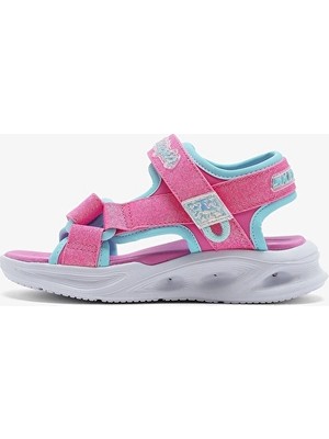 Skechers Çocuk Sola Glow Sandal Sandalet 303024L Hpaq Pembe/mavi