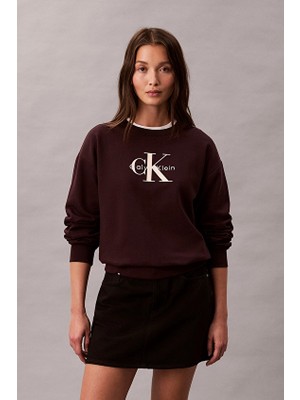 Calvin Klein Jeans Kadın Sweatshirt LV047B234G Mor