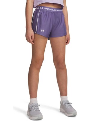 Under Armour Loose Fit Kız Çocuk Şort 1390075 Mor