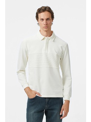 Nautica Erkek Tişört K57307T Ekru