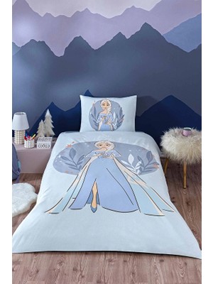 Özdilek Frozen Ice Queen Tek Kişilik Disney Lisanslı Lastikli Çocuk Nevresim Takımı