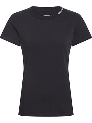 Calvin Klein Jeans Kadın Tişört J20J225540 Siyah