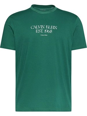 Calvin Klein Jeans Erkek Tişört LV14RF804G Yeşil