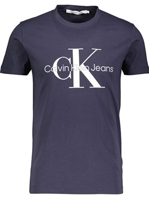 Calvin Klein Jeans Erkek Tişört J30J320935 Mavi/lacivert