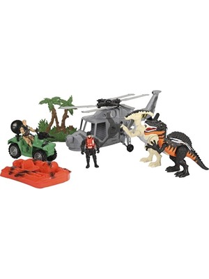 Juda Toys Dinozor Oyun Seti 26 Parça Sesli ve Işıklı