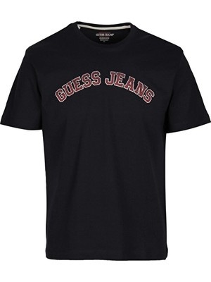 Guess Jeans Erkek Regular Fit Tişört M5RI75K8FQ4 Lacivert