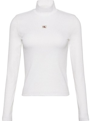 Calvin Klein Jeans Kadın Triko LV047D203G Beyaz
