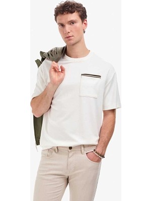 Pierre Cardin Comfort Fit Erkek Tişört Pu 9733 Bej