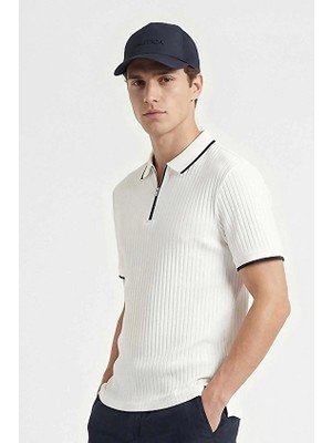 Nautica Erkek Tişört K65345T Beyaz