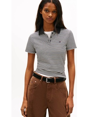 Tommy Jeans Kadın Tişört DW0DW20160 Siyah