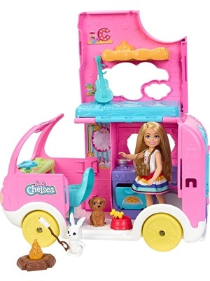 Oyuncak Barbie Chelsea'nin Yeni Karavanı