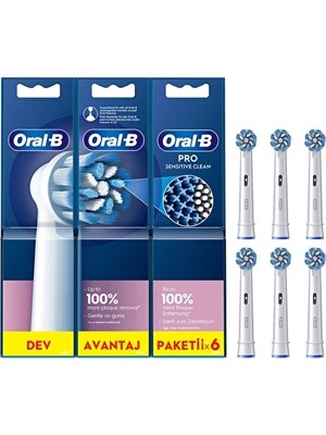 Oral-B Oral B Gulliver Sensitive Şarjlı Diş Fırçası Yedek Başlığı 6'lı
