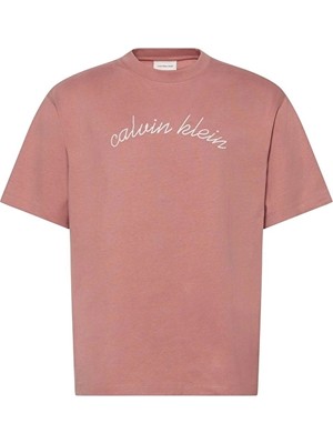 Calvin Klein Jeans Erkek Tişört LV04RC225G Turuncu