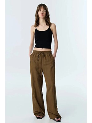 Twist Kadın Pantolon TS1260003259 Kahverengi