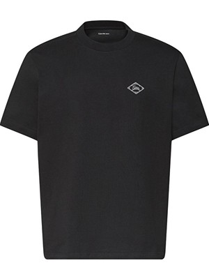 Calvin Klein Jeans Erkek Tişört LV04RE802G Siyah