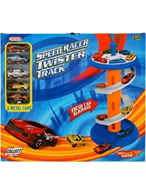 Toysan Speed Racer Twister Track ve 5 Metal Araç