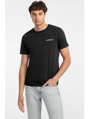 Guess Jeans Slim Fit Erkek Regular Fit Tişört M4YI55K8HM0 Siyah