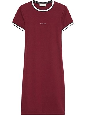 Calvin Klein Jeans Kadın Elbise LV047D202G Kırmızı