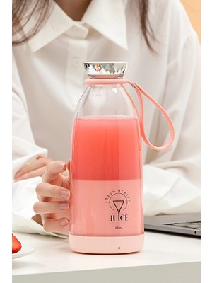 Wrapsol Smoothie Blender Pembe 500 ml