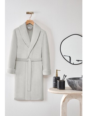 Cottons &amp; Clouds Solid Towel Şal Yaka Bornoz