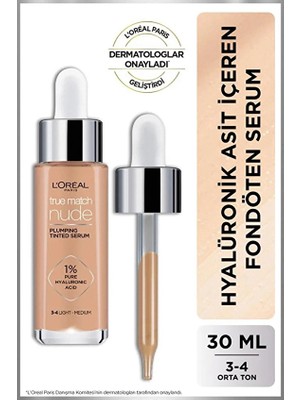 L'oréal Paris True Match Serum Fondoten 3-4