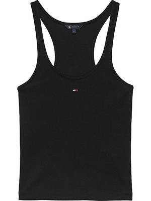 Tommy Jeans Kadın Tişört DW0DW22264 Siyah