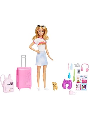 Oyuncak Barbie Seyahatte Bebek ve Aksesuarları HJY18