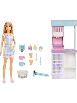 Barbie Dondurma Dükkanı Oyun Seti