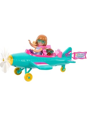 Barbie Chelsea'nin Pervaneli Mini Uçağı Oyun Seti