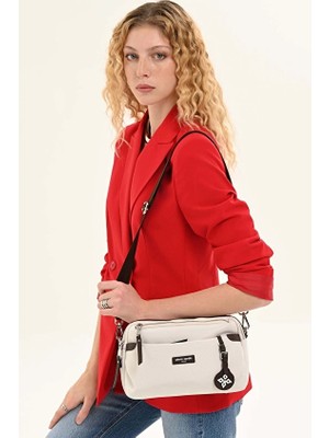 Pierre Cardin Kadın Çapraz Çanta 05PC26Y115111 Imp By Beyaz