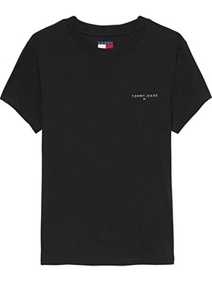 Tommy Jeans Kadın Tişört DW0DW21164 Siyah