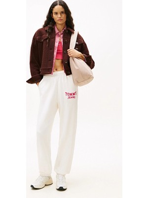 Tommy Jeans Kadın Eşofman Altı DW0DW22164 Beyaz