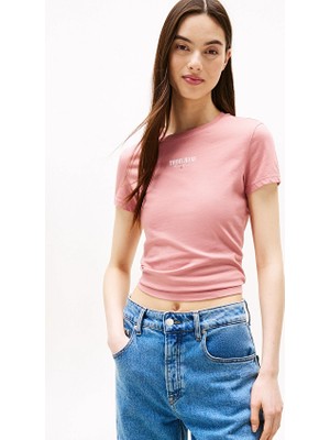 Tommy Jeans Kadın Tişört DW0DW20913 Pembe