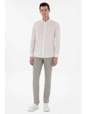 Pierre Cardin Slim Fit Erkek Pantolon 2125431 Haki