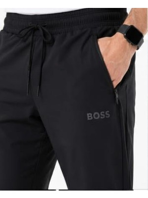 Boss Grafics Siyah Regular Fit Eşofman Altı