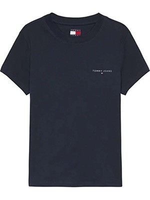 Tommy Jeans Kadın Tişört DW0DW21164 Lacivert