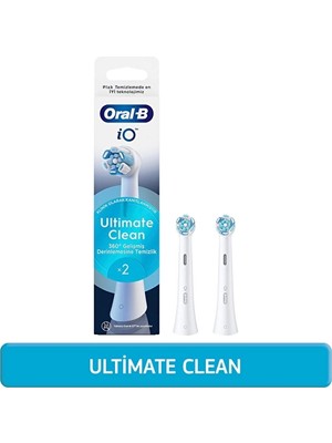 Oral-B Io Yedek Başlık Ultimate Clean 2-Ct White