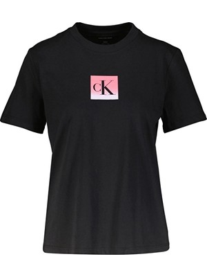 Calvin Klein Jeans Kadın Tişört LV047C864G Siyah
