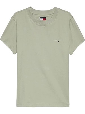 Tommy Jeans Kadın Tişört DW0DW21164 Mint