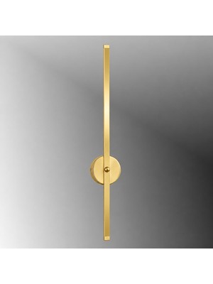 TT079-SR-ELK-APL Tt Aydınlatma 70 cm Sarı Kaplama Elektrikli Aplik